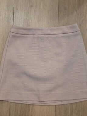 Express Blush Pink Textured Mini Skirt Size 0